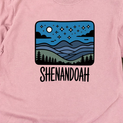 Shenandoah at Night Cotton Long Sleeve
