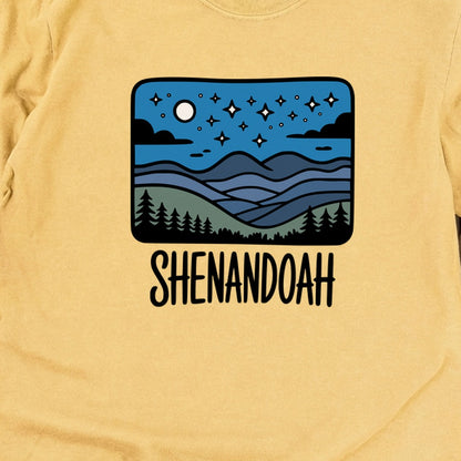 Shenandoah at Night Cotton Long Sleeve