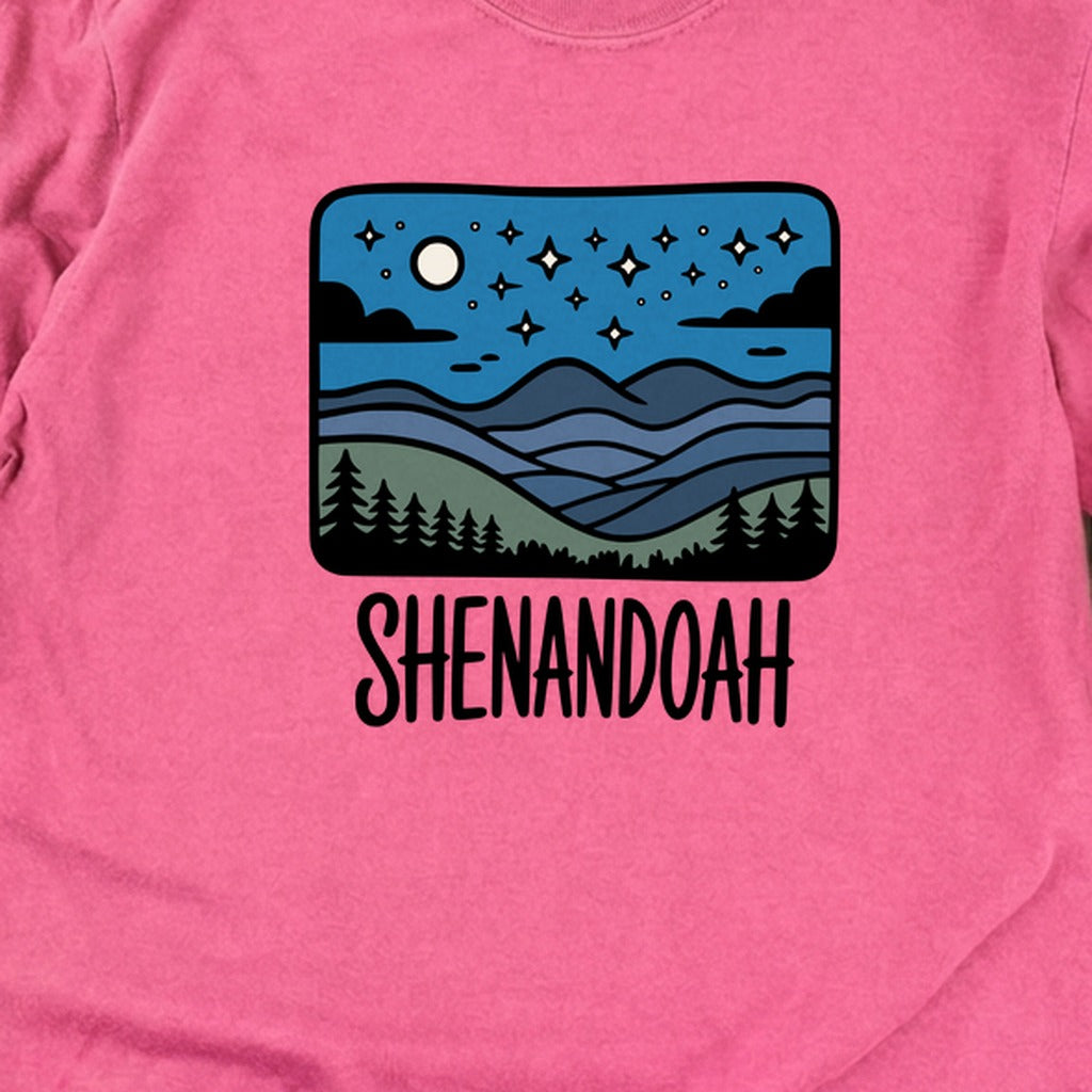 Shenandoah at Night Cotton Long Sleeve