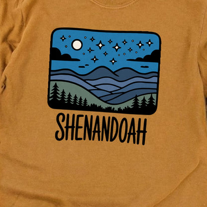 Shenandoah at Night Cotton Long Sleeve