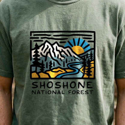 Shoshone National Forest Cotton T-Shirt