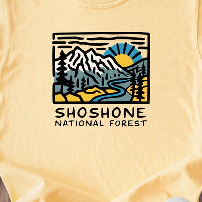 Shoshone National Forest Kids Cotton T-Shirt