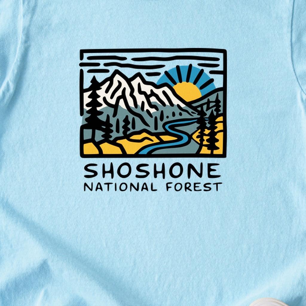 Shoshone National Forest Kids Cotton T-Shirt