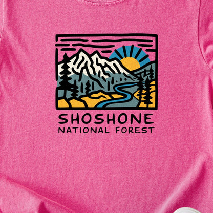 Shoshone National Forest Kids Cotton T-Shirt