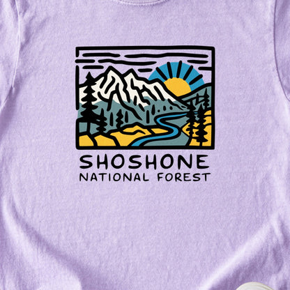 Shoshone National Forest Kids Cotton T-Shirt