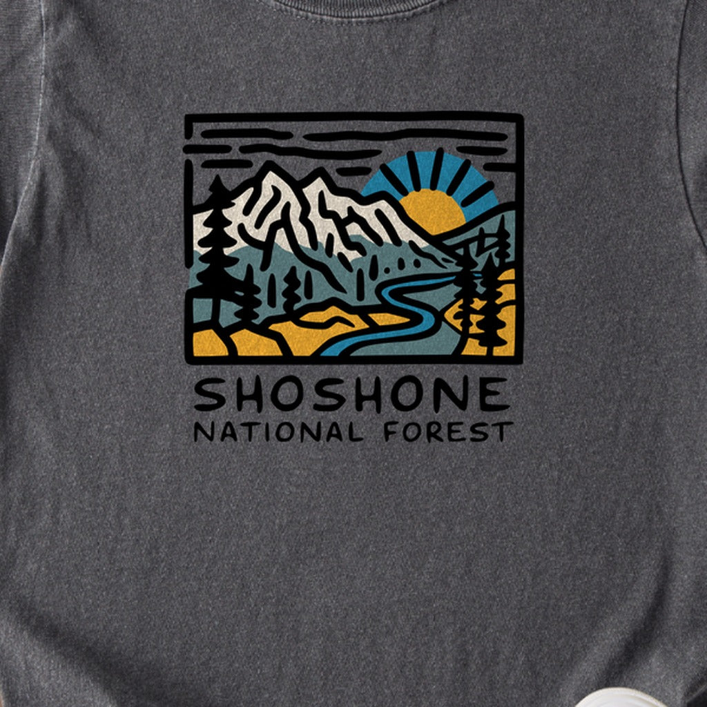 Shoshone National Forest Kids Cotton T-Shirt