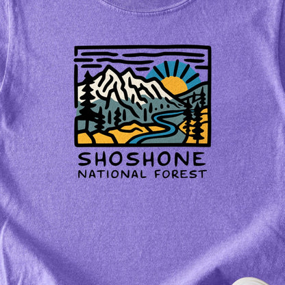Shoshone National Forest Kids Cotton T-Shirt