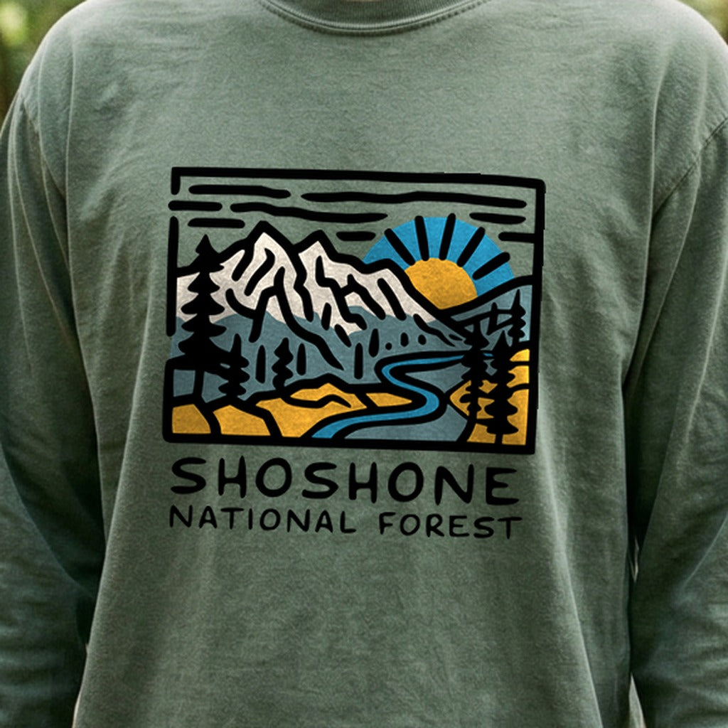 Shoshone National Forest Cotton Long Sleeve