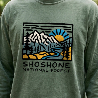 Shoshone National Forest Cotton Long Sleeve