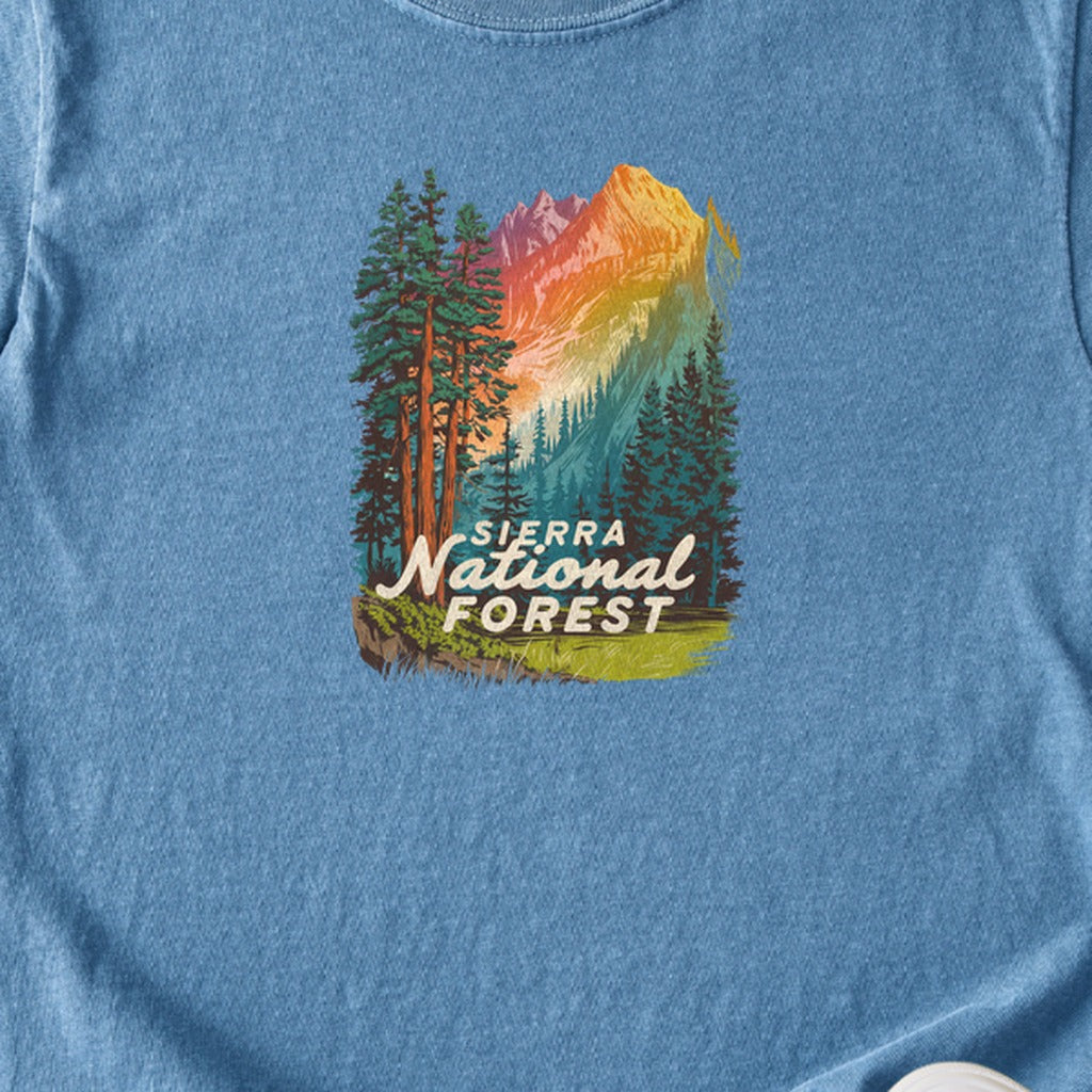 Sierra National Forest Kids Cotton T-Shirt