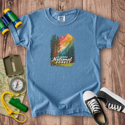 Sierra National Forest Kids Cotton T-Shirt