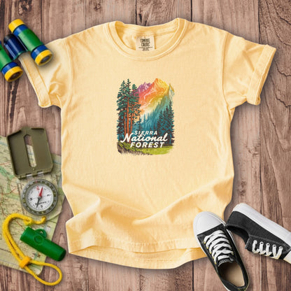 Sierra National Forest Kids Cotton T-Shirt