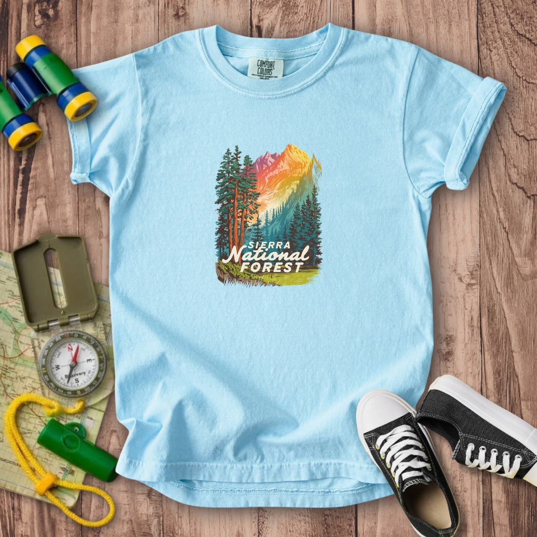 Sierra National Forest Kids Cotton T-Shirt