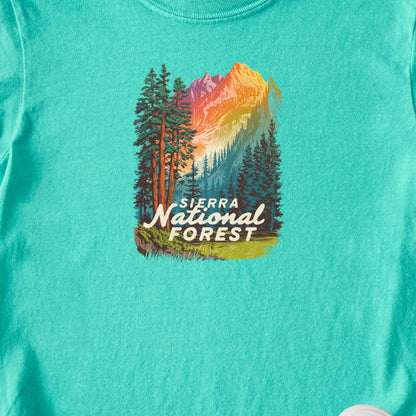 Sierra National Forest Kids Cotton T-Shirt