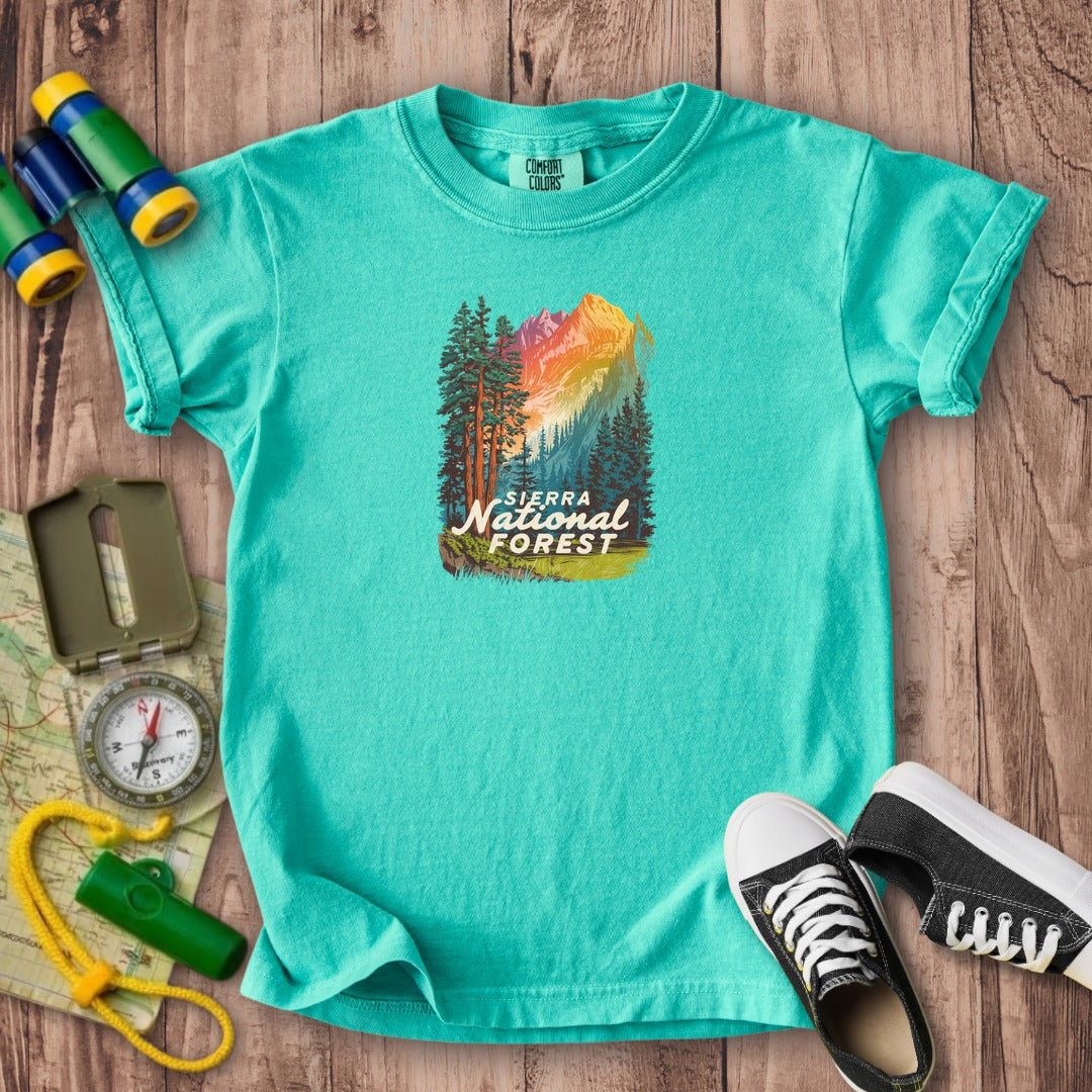 Sierra National Forest Kids Cotton T-Shirt