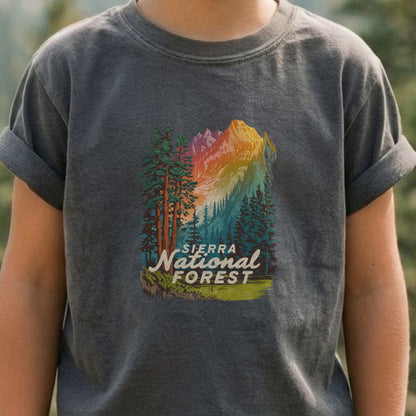 Sierra National Forest Kids Cotton T-Shirt