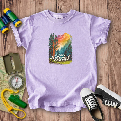 Sierra National Forest Kids Cotton T-Shirt