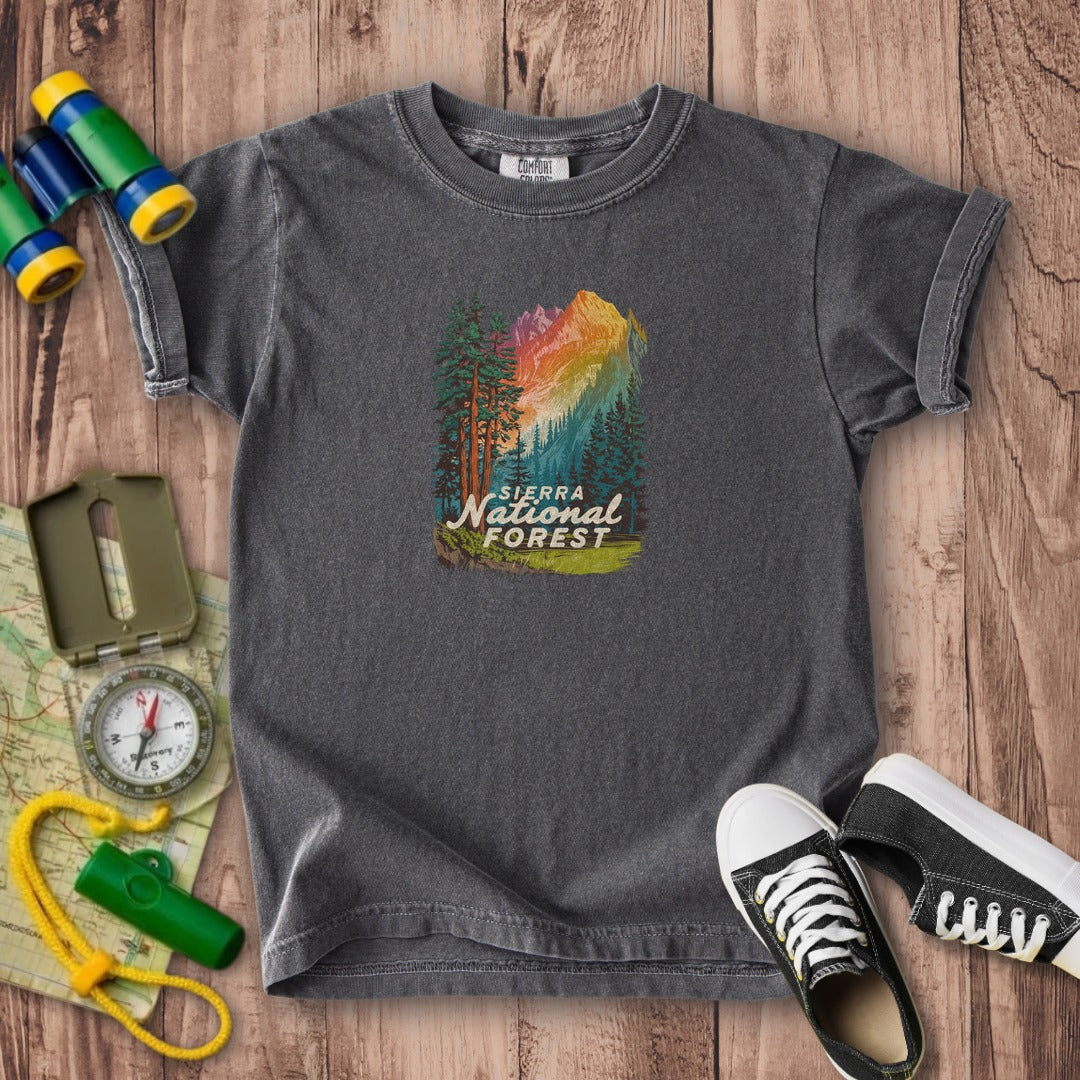 Sierra National Forest Kids Cotton T-Shirt