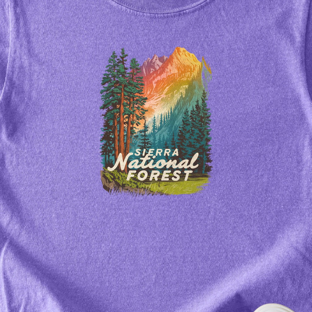 Sierra National Forest Kids Cotton T-Shirt