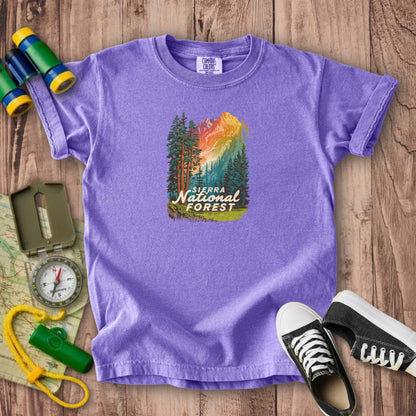 Sierra National Forest Kids Cotton T-Shirt