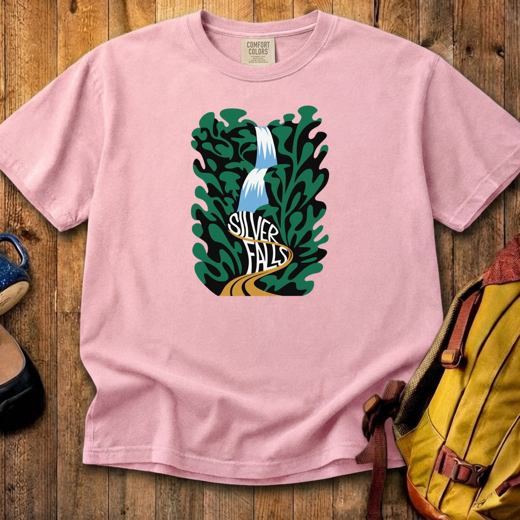 Silver Falls State Park Cotton T-Shirt