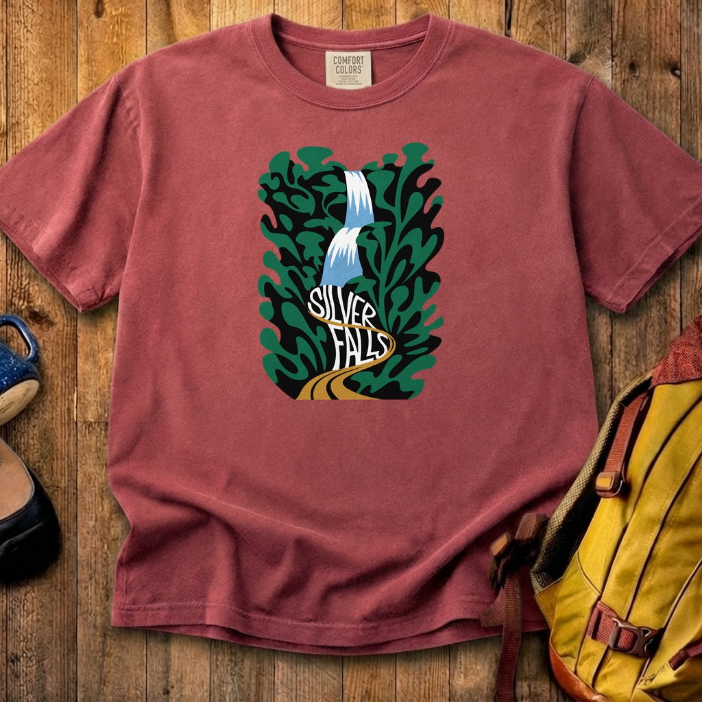 Silver Falls State Park Cotton T-Shirt