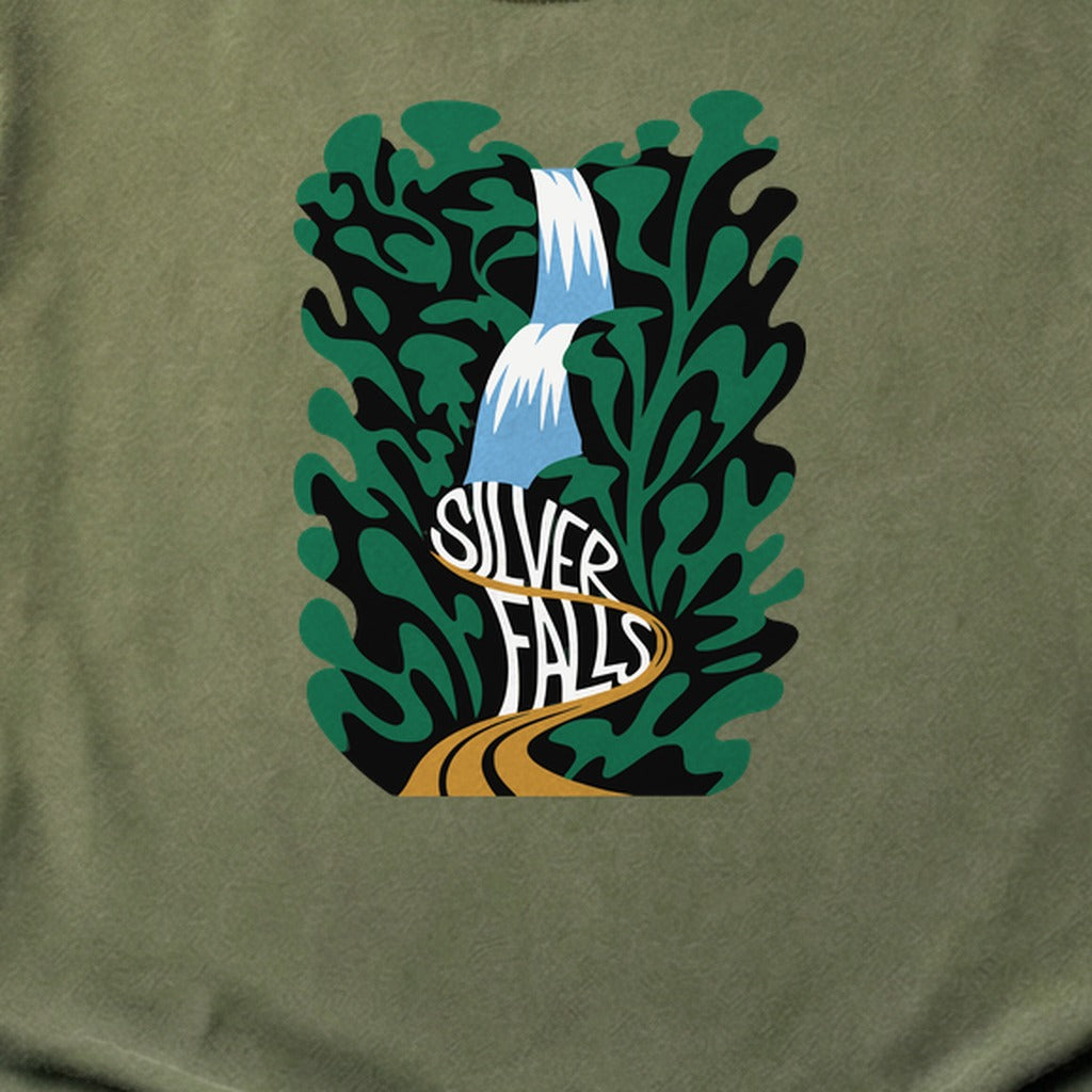 Silver Falls State Park Cotton T-Shirt