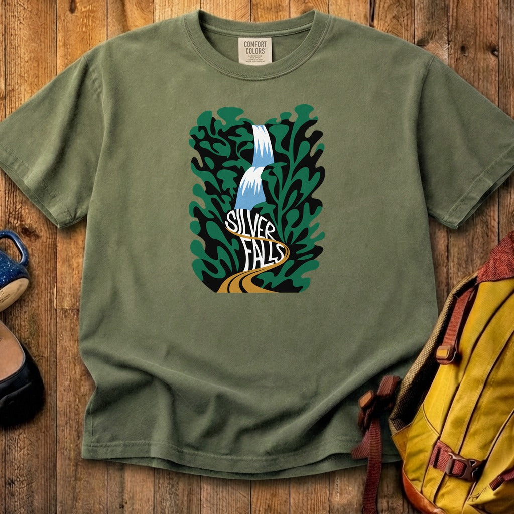 Silver Falls State Park Cotton T-Shirt