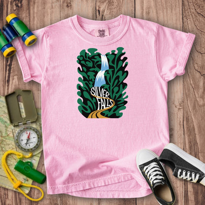 Silver Falls State Park Kids Cotton T-Shirt