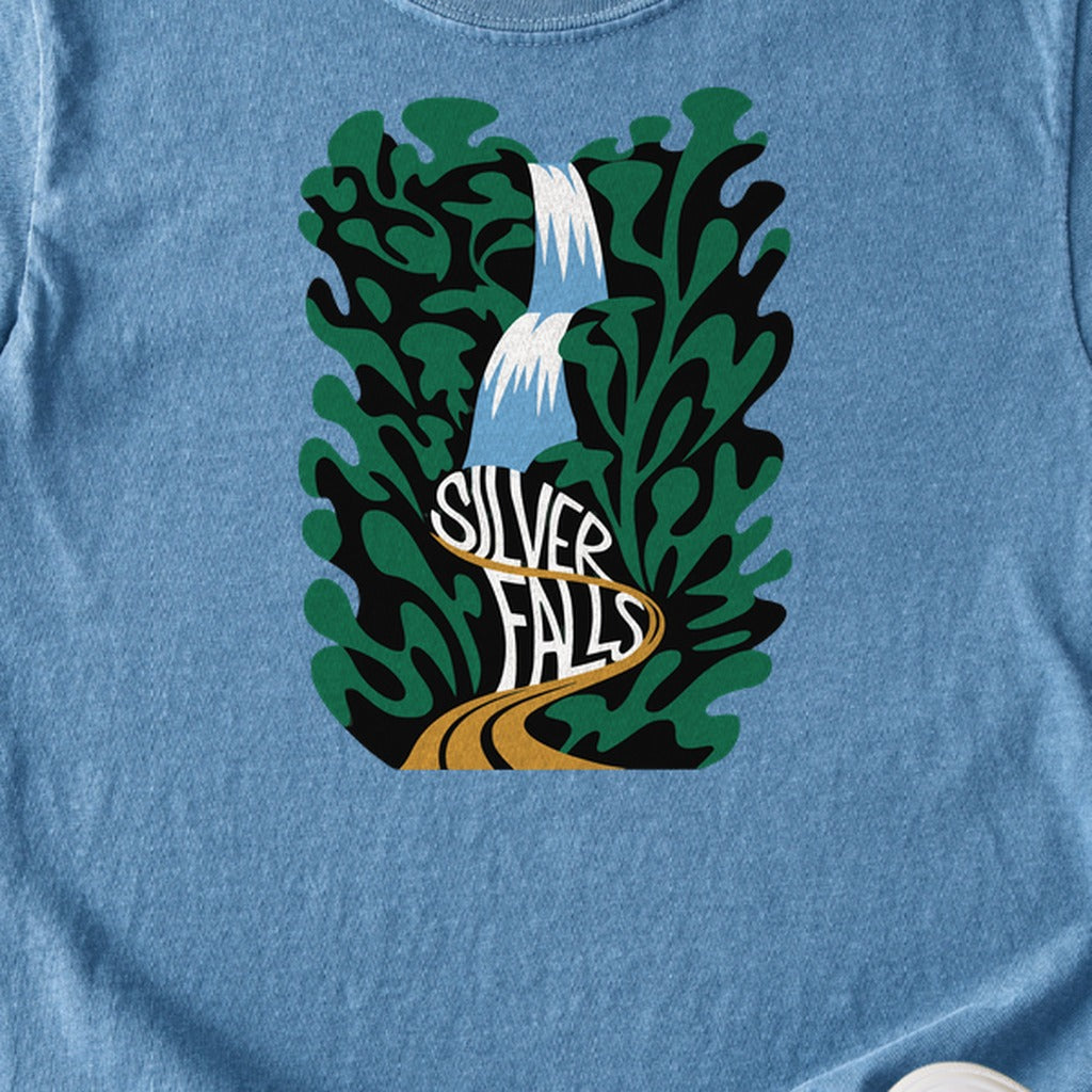 Silver Falls State Park Kids Cotton T-Shirt