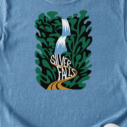 Silver Falls State Park Kids Cotton T-Shirt