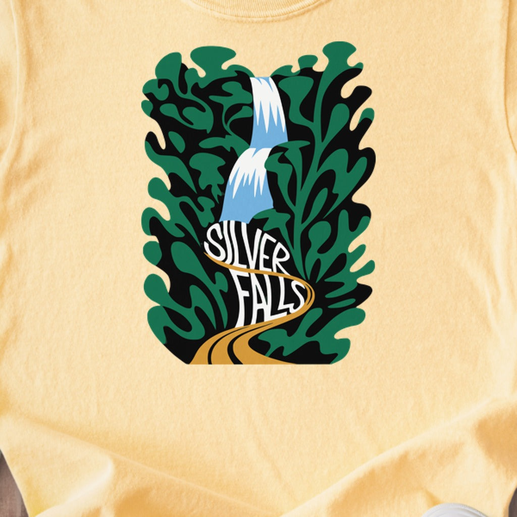 Silver Falls State Park Kids Cotton T-Shirt