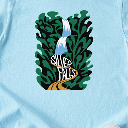 Silver Falls State Park Kids Cotton T-Shirt