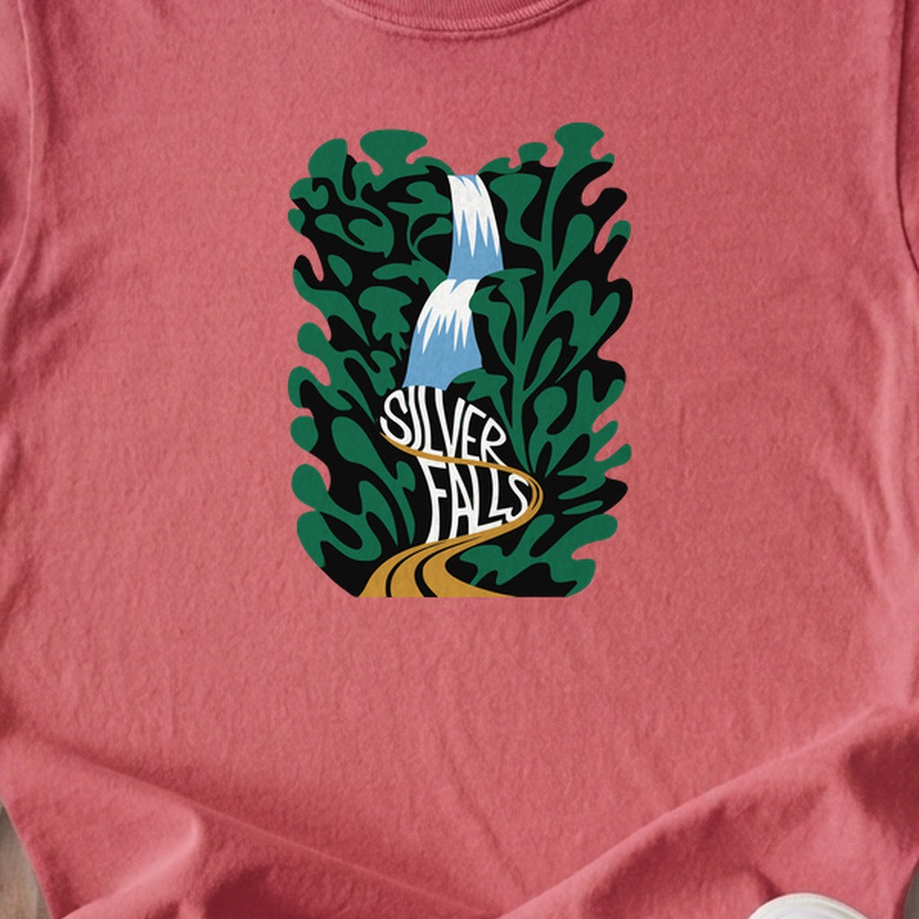 Silver Falls State Park Kids Cotton T-Shirt