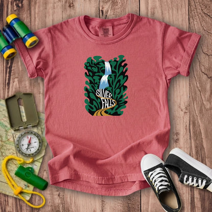 Silver Falls State Park Kids Cotton T-Shirt