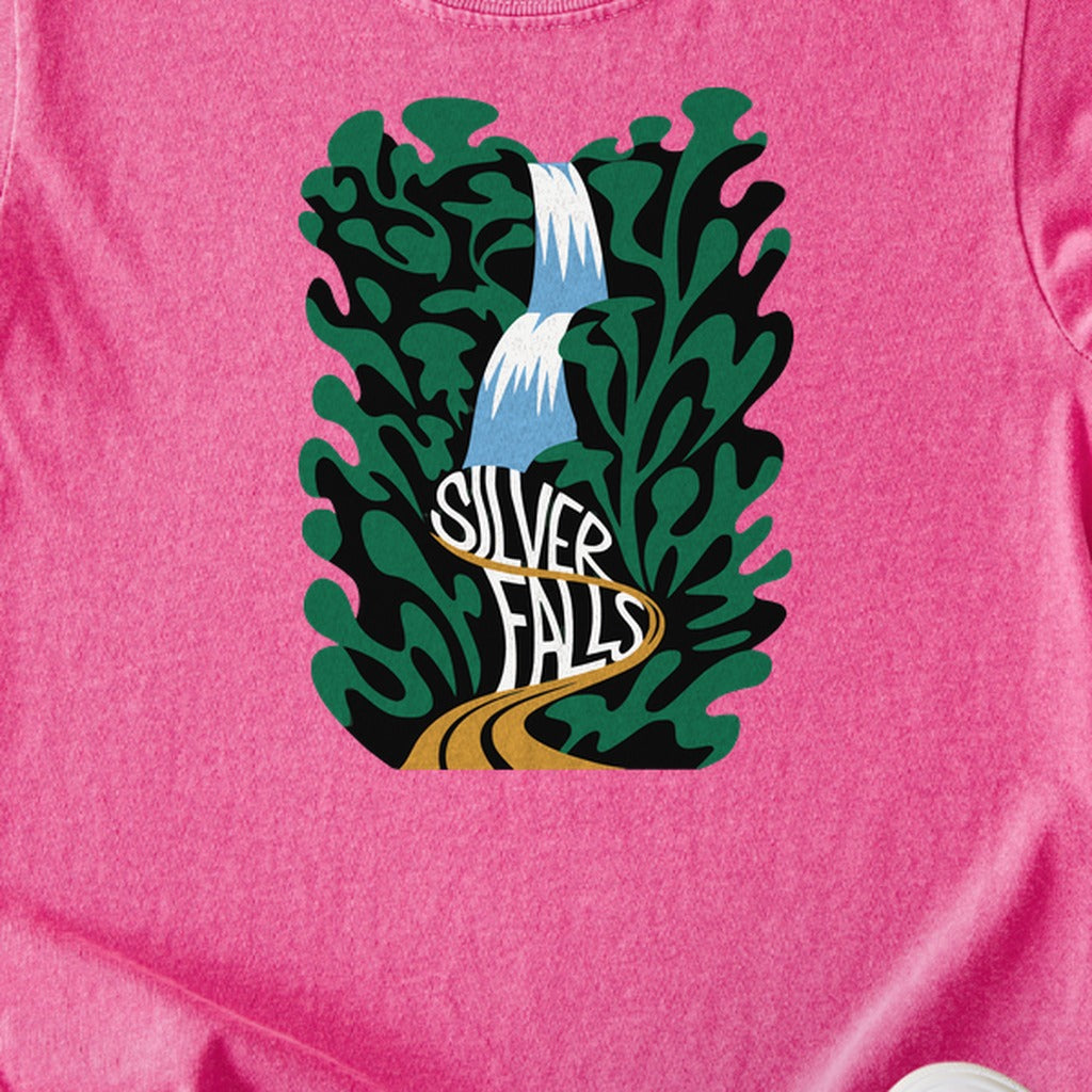Silver Falls State Park Kids Cotton T-Shirt