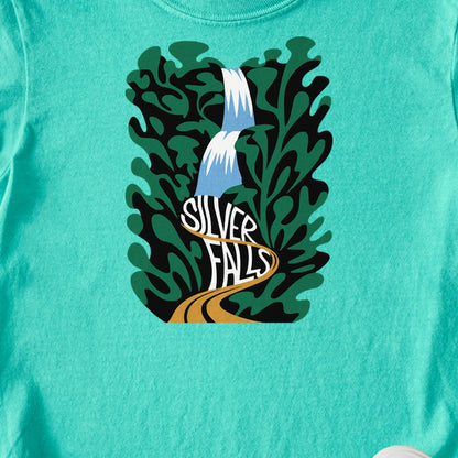 Silver Falls State Park Kids Cotton T-Shirt