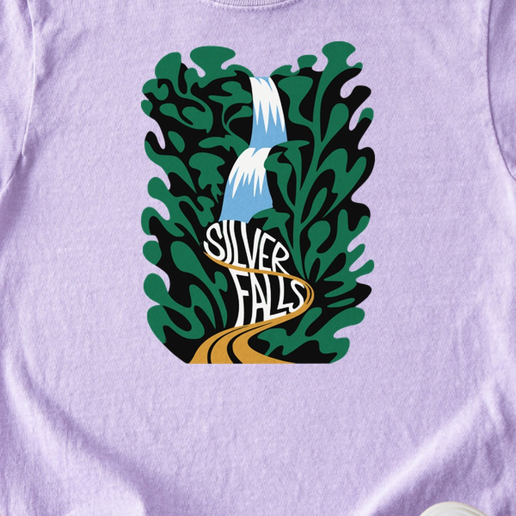 Silver Falls State Park Kids Cotton T-Shirt