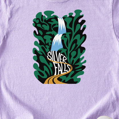 Silver Falls State Park Kids Cotton T-Shirt