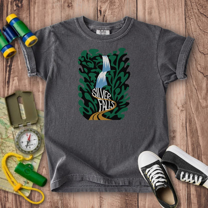 Silver Falls State Park Kids Cotton T-Shirt