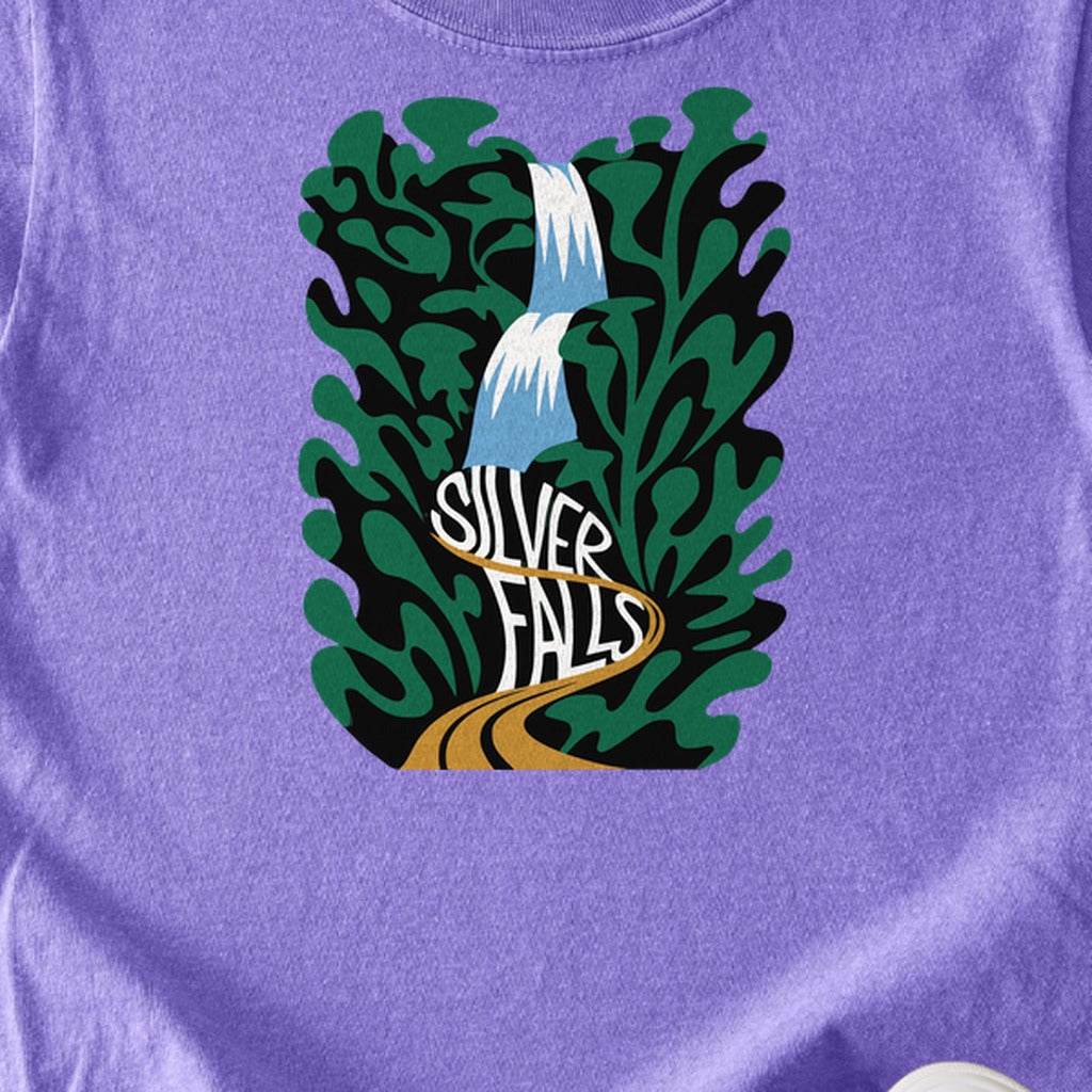 Silver Falls State Park Kids Cotton T-Shirt