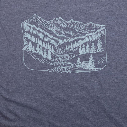 Great Smoky Line Drawing T-Shirt Adventure and Outdoors Themed T-Shirt
