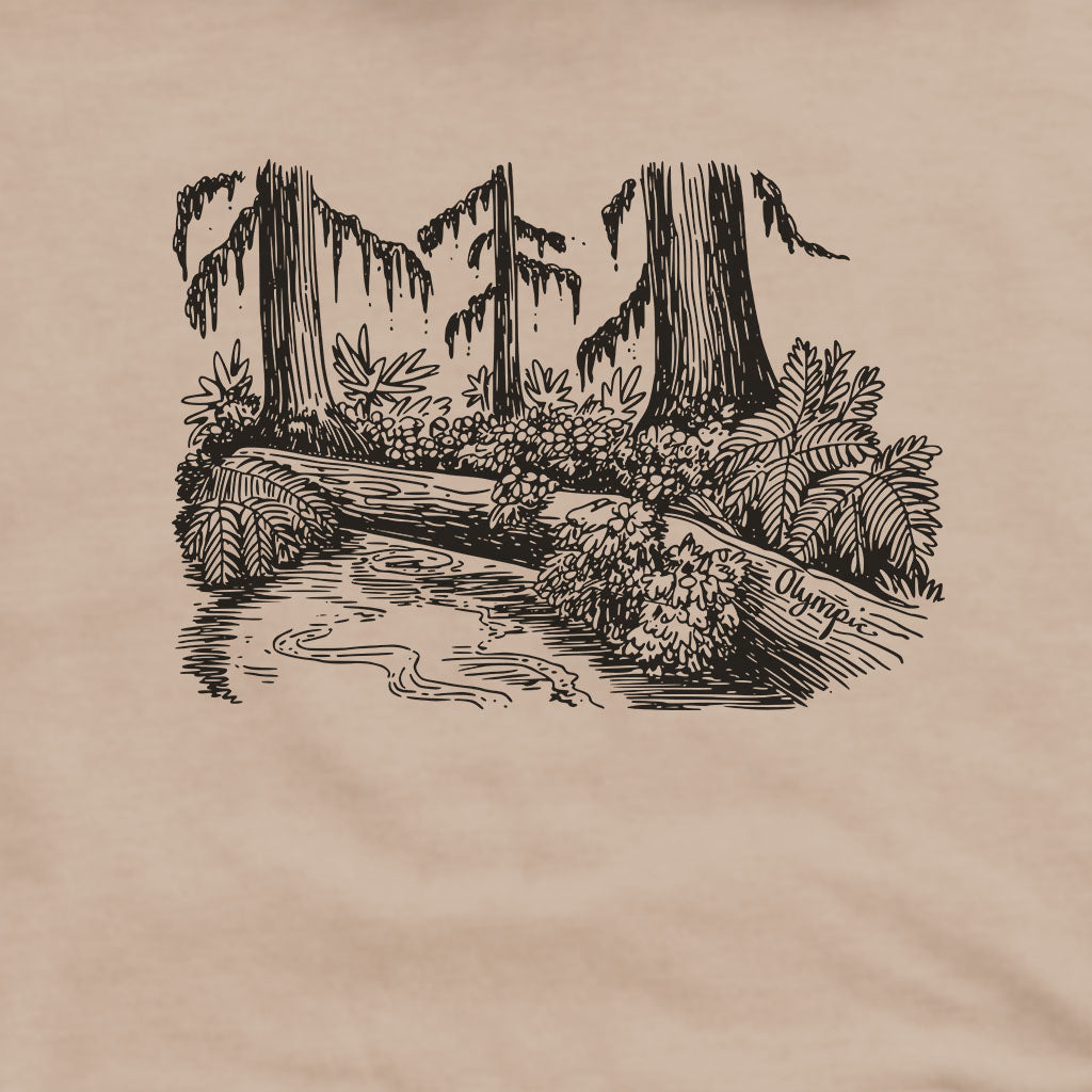 Olympic Line Drawing Hoodie Adventure and Outdoors Themed Hoodie