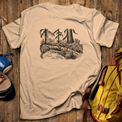 Olympic Line Drawing T-Shirt Sand Adventure and Outdoors Themed T-Shirt