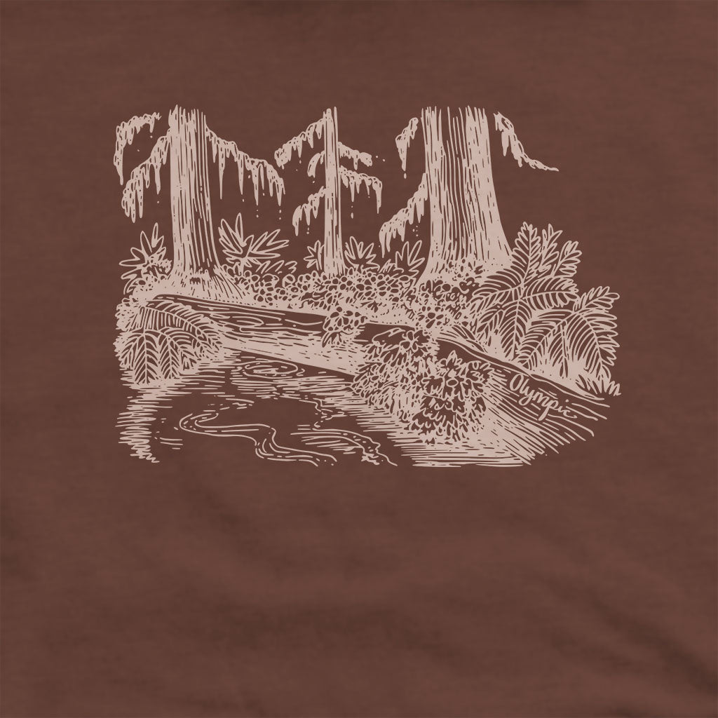 Olympic Line Drawing Hoodie Adventure and Outdoors Themed Hoodie