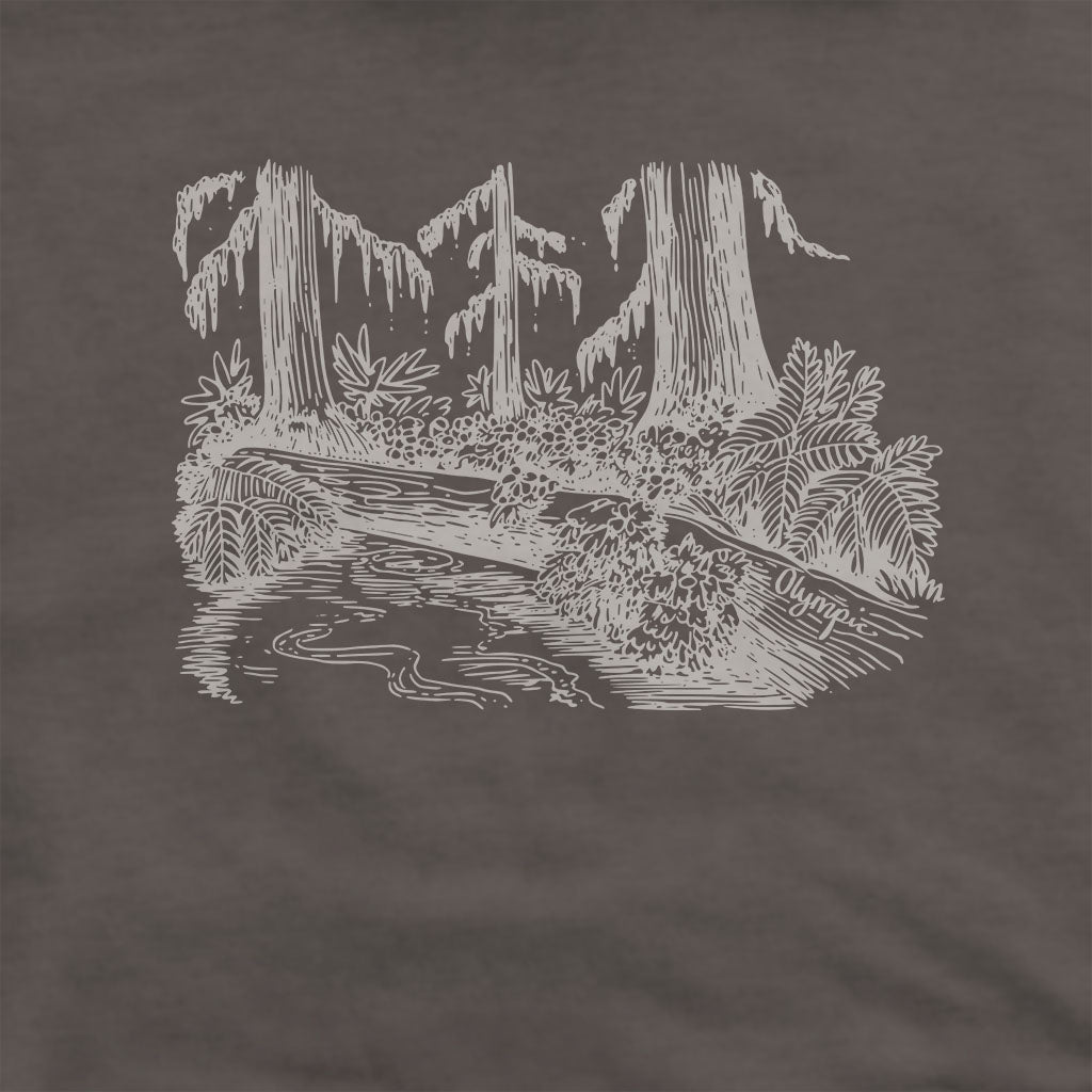 Olympic Line Drawing Hoodie Adventure and Outdoors Themed Hoodie