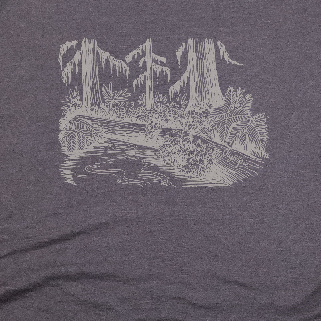 Olympic Line Drawing T-Shirt Adventure and Outdoors Themed T-Shirt