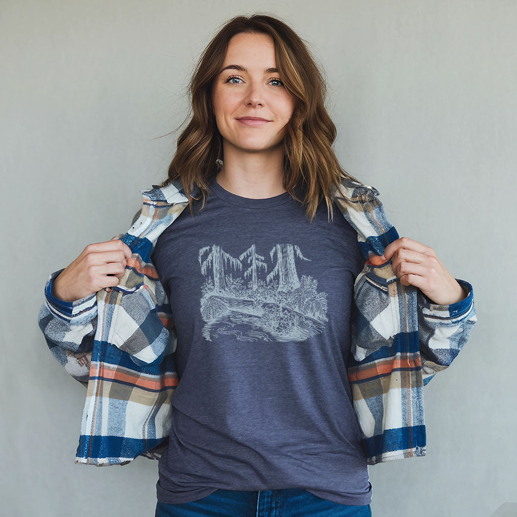 Olympic Line Drawing T-Shirt Adventure and Outdoors Themed T-Shirt