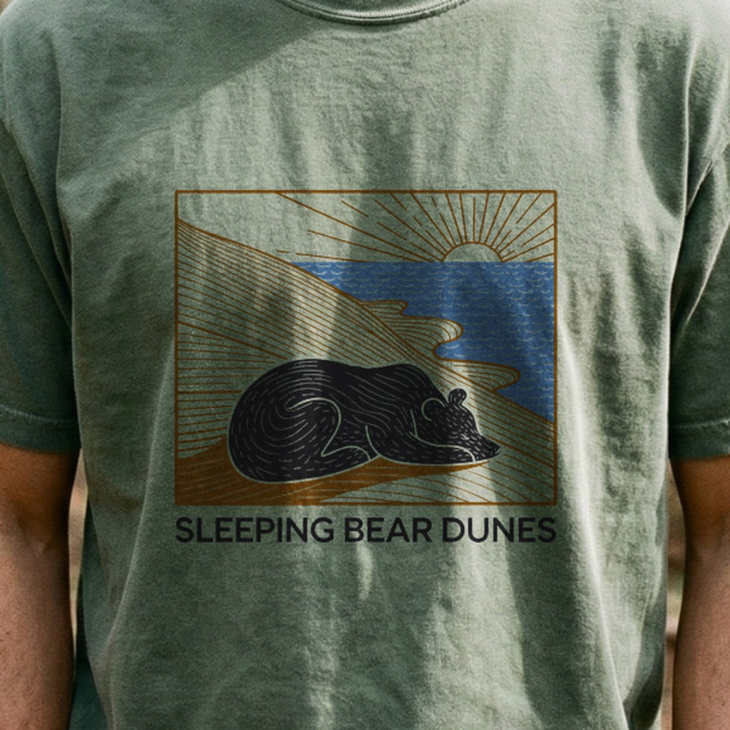 Sleeping Bear Dunes National Lakeshore Cotton T-Shirt