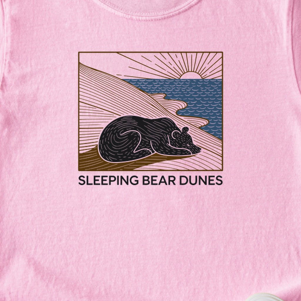 Sleeping Bear Dunes National Lakeshore Kids Cotton T-Shirt